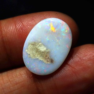 5 Carat Natural Australian <b>Opal</b> Solid Coober Pedy Loose Gemstone Beautiful Multi Fire Handmade for Jewelry Making Stone - Product Image 5