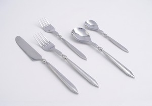 Wedding <b>Tabletop</b> Hot Cutlery Set With Box 304 Stainless Steel Matte Custom Color Logo Luxury Hotel Wedding Hot Sell Low MOQ - Product Image 5