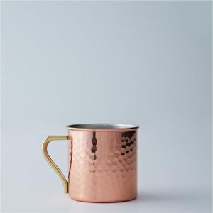 Custom Logo Hammered Moscow Mule Copper Mug Handcrafted <b>Metal</b> Beer Drinking Cup Vintage Barware Cocktail Beverage Mug Copper Mug - Product Image 1