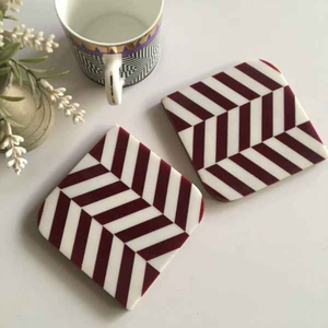 Bone Inlay <b>Coaster</b> Custom High Quality Bone Inlay Eco-Friendly <b>Tea</b> <b>Coaster</b> At Lowest Price - Product Image 5