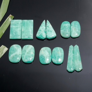 Auténtica Piedra Natural de Amazonita |   Piedras Semipreciosas Pulidas a Mano |   15-25mm Formas Mixtas 100g |   Diseño de Joyería de Moda |   Artesanía - Product Image 3