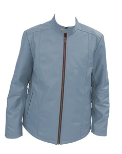 Chaqueta de cuero genuino para hombre de High Street Nuevo estilo Moda transpirable con bolsillo decorativo de característica reversible para invierno - Product Image 3