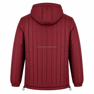 Chaqueta Acolchada con Cierre Completo para Hombre, Ligera, Cálida, Informal, para Invierno, para Actividades al Aire Libre, Aislante, Fabricante OEM ODM - Product Image 2