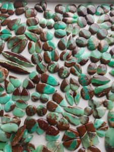 Crisoprasa Verde Natural, Corte Ovalado, Cabujón, Gema Ecológica para Joyería, 15-25mm - Product Image 2