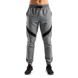 Pantalon de survêtement d'hiver pour homme, style streetwear, léger, en polyester/coton, taille élastique - Product Image 2