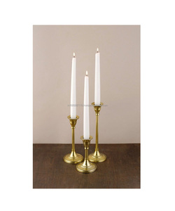 Portavelas de latón tradicional con esmalte antiguo para mejorar el aura pacífica de los templos del hogar y los espacios sagrados - Product Image 5