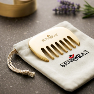 Outil de coiffure professionnel Senoras Kansa Comb |   Masseur capillaire portatif pour resserrer la peau naturellement |   Massage corporel manuel non électrique | - Product Image 2