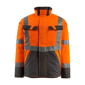 <b>Hi</b> <b>Vis</b> Bomber <b>Jacket</b> <b>Hi</b>-<b>Vis</b> Work Safety <b>Jacket</b> Men's Two Tone High Visibility Reflective Safety <b>Jackets</b> for Men - Product Image 1
