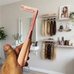 Cinta Adhesiva de Doble Cara de Acero Inoxidable con Etiqueta Personalizada en Alicates para Extensiones de Cabello, Herramientas para Extensiones de Cabello - Product Image 6