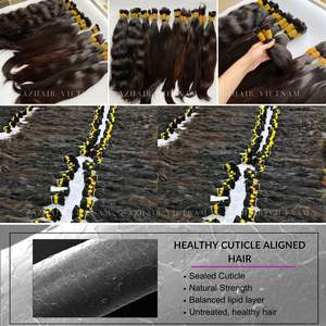 Cabello Humano Virgen Vietnamita Remy de Alta Calidad, Doble Trama, Liso Natural, de un Solo Donante, Sin Procesar, Precio al por Mayor, Proveedor AZ - Product Image 5
