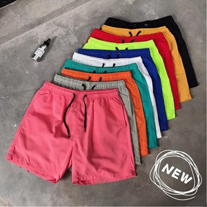 Shorts décontractés à taille élastique pour hommes, couleur unie, pantalon de sport à séchage rapide, plusieurs couleurs disponibles - Product Image 6