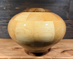 Urna Funeraria de Madera Maciza para Cremación, Acabado en Madera Natural, Duradera, Tamaño Adulto, Redonda, para Cenizas Humanas - Product Image 6