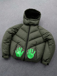 Veste matelassée pour homme, style mode, vente en gros, doudoune d'hiver décontractée pour l'extérieur, logo personnalisé, manteaux grande taille pour homme, prix abordable - Product Image 4
