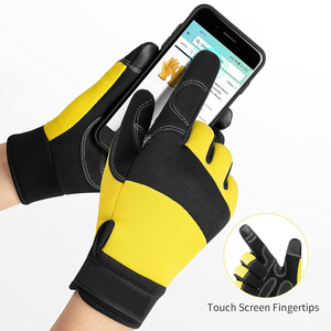 Gants de travail anti-impact en cuir sur mesure, vente en gros, protection des mains pour la construction, gants de travail résistants au feu pour mécaniciens - Product Image 3