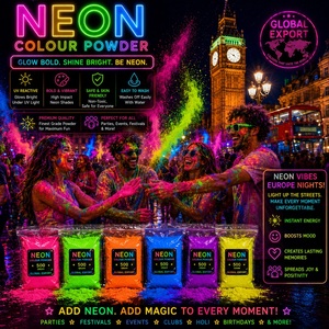 Polvo Fluorescente de Color Neón para Fiestas – Polvo Reactivo a los Rayos UV para Holi, Fiestas de Baile, Clubes, Conciertos y Sesiones de Fotos - Product Image 4