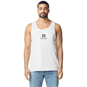 <b>Men's</b> <b>White</b> Adult Sleeveless Tank Top Premium Cotton Athletic <b>Vest</b> Breathable Lightweight for Gym Fitness Training Running - Product Image 2