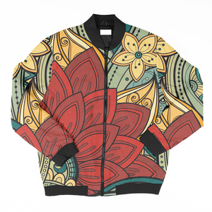 เสื้อแจ็คเก็ตบอมเบอร์สีพื้นสำหรับผู้ชาย น้ำหนักเบา สไตล์ฮิปฮอป เสื้อคลุมลำลองบางๆ - Product Image 5