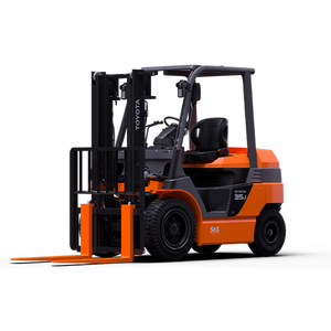 Chariot élévateur diesel robuste de 3 tonnes, chariot élévateur industriel, équipement de manutention de matériaux de construction en entrepôt - Product Image 3