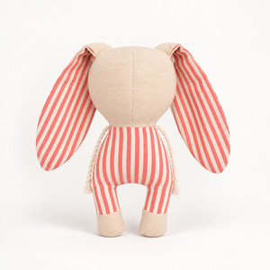 Conejo de Peluche de Algodón a Rayas, Juguete de Peluche Súper Suave, Muñeco de Peluche con Orejas Largas, Accesorios para la Habitación de los Niños, Regalo - Product Image 5