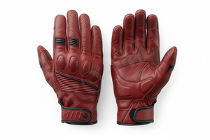 Gants de moto en cuir respirants et protecteurs, compatibles écran tactile, antidérapants, équipement de moto durable, faible MOQ, vente en gros - Product Image 2