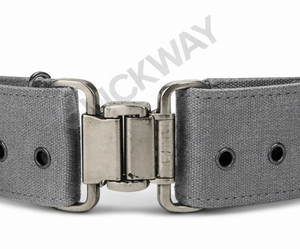 Grey Heavy Duty Webbing <b>Belt</b> Adjustable <b>Work</b> <b>Belt</b> for Men, Outdoor, Hunting & Adventure Sports - Product Image 4