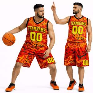 ชุดยูนิฟอร์มบาสเก็ตบอลขายดีที่สุด ผลิตจากโพลีเอสเตอร์ 100% จากปากีสถาน มีไซส์พลัส รับสกรีนโลโก้ ราคาขายส่งสำหรับชุดทีม - Product Image 3