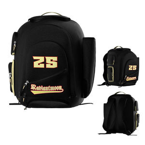 Ensemble d'uniformes de baseball personnalisés pour hommes, maillot rayé, pantalon, casquette, sac à dos, polyester respirant, toutes saisons, taille adulte - Product Image 6