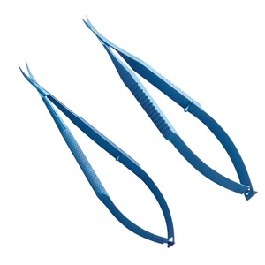 กรรไกรตัดไมโครแบบแมนนวล รุ่นพรีเมียม TC Castroviejo ขนาด 12 ซม. ใบมีดทังสเตนคาร์ไบด์ สแตนเลสเกรดสูง ได้รับการรับรองมาตรฐาน CE คุณภาพเยี่ยม - Product Image 4