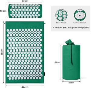 Tapis et oreiller d'acupression pour yoga et massage, idéal pour la maison, vente en gros, meilleur prix 2026 - Product Image 3