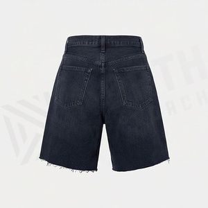 Shorts de Mezclilla Premium para Mujer, Color Personalizado, Cintura Media, Ecológicos, Cómodos para el Verano, Casuales, a la Moda, Estilo Boyfriend - Product Image 2