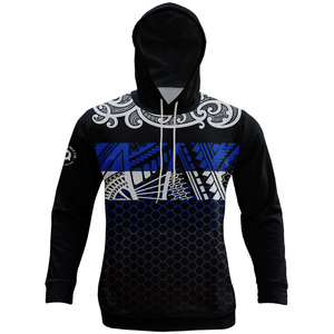Custom Polynesian Sublimation Print Rugby Club Unisex <b>Short</b> <b>Sleeve</b> <b>Hoodie</b> Sweatshirt Lightweight Breathable Pullover Sportswear - Product Image 2