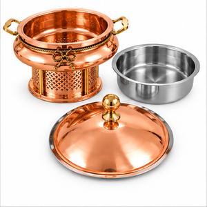 Elegant Stainless Steel <b>ROYAL</b> Design Buffet Warmer Mirror Finish Lid Sustainable Durable for Restaurants <b>Catering</b> KING - Product Image 3