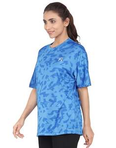 Camiseta Deportiva de Manga Corta para Mujer, de Alta Comodidad, Secado Rápido, Estampada, para Verano, de Proveedor de India, Precio al por Mayor - Product Image 2