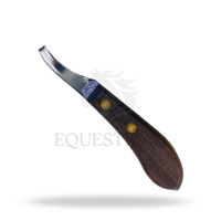 Couteau à sabot classique droit avec manche standard – Outil vétérinaire pour l'examen et la coupe des sabots de cheval