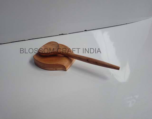 Reposacucharas de Madera de Mango Natural Hecho a Mano al Mejor Precio, Práctico para Guardar Cucharas en la Cocina del Hogar - Product Image 4