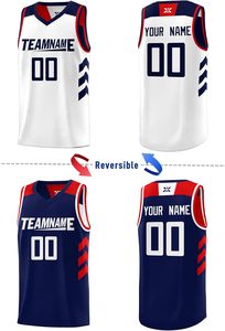 ชุดเสื้อกล้ามบาสเก็ตบอลเด็กแบบสั่งทำพิเศษ ลายพราง พิมพ์ลายแบบซับลิเมชั่น กลับด้านได้ น้ำหนักเบา ทนทาน ระบายอากาศดี สีสันตามสั่ง - Product Image 4