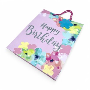 IntBOX Sac cadeau en papier couché écologique pastel CMJN avec poignées laminées estampées et scintillantes - Product Image 5