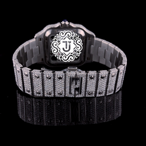 Nuevo Reloj de Lujo con Diamantes Moissanite de 41 mm, Estilo Hip Hop, para Regalos, Fiestas y Ocasiones Especiales, Disponible a un Precio Accesible desde India - Product Image 4