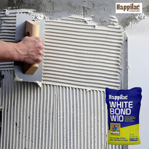 White Tile Adhesive Cement Based <b>Polymer</b> & Cement High Strength Water Resistant Tile Glue for Ceramic and Porcelain Tiles - Product Image 1