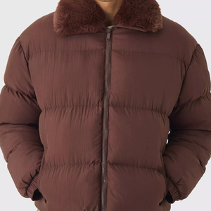 Custom Logo Winter Men Puffer Jacket Warm <b>Bubble</b> <b>Coat</b> Padded Outerwear Windproof Thick Casual Padded Parka - Product Image 1