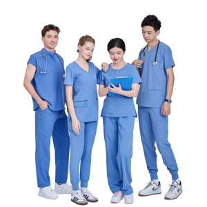 VN FACTORY-Vêtements hospitaliers élégants pour infirmières, vêtements d'hôpital, blouse large, pantalon cargo, blouse blanche, usine FMF-BASSE quantité minimale de commande - Product Image 1