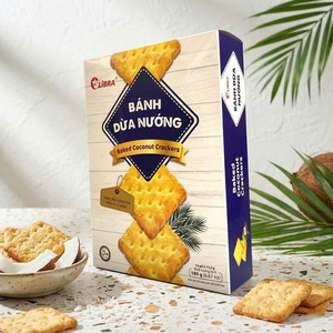 Crispy Coconut Biscuits 189g – Rich Coconut Taste ODM Customizable Branding Available - Product Image 1