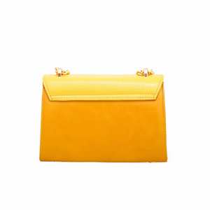 Bolso de hombro formal amarillo P55569 Accesorio elegante de pulseras de cadena fina y eslabones - Product Image 1