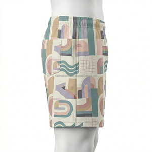 Shorts de bain décontractés entièrement sublimés unisexe légers séchage rapide extensibles dans les 4 sens pour la plage et les centres de villégiature personnalisables avec marque privée OEM ODM - Product Image 3