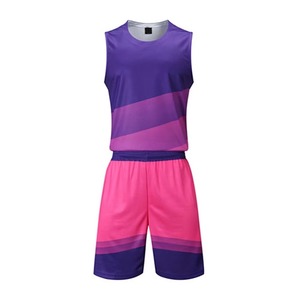 Ensemble d'uniformes de basketball de sublimation de qualité supérieure, sans manches, en polyester respirant, kit d'uniformes de basketball réversibles pour hommes - Product Image 6