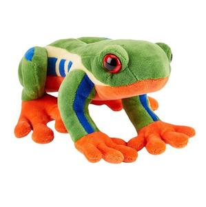 Nuevo Estilo Rana de Árbol Sentada con Ojos Rojos y Cuerpo Verde, Relleno de Algodón, Animal Realista, Juguetes Educativos para Niños, Peluche de Rana de 12 Pulgadas - Product Image 5
