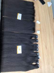 Venta al por mayor de cabello vietnamita con cutícula completa alineada, cabello liso y crudo, extensión a granel de cabello Remy de alta calidad a precio barato - Product Image 6