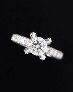 IGI/GIA Lab Grown <b>Vintage</b> 14k Yellow <b>Gold</b> Wedding/Engagement <b>Ring</b> Round Cut Diamond Unisex Perfect Anniversary & Party Gift - Product Image 4