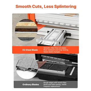 Taglierina per Pavimenti in Vinile da 12 Pollici con Leva Telescopica in Lega di Alluminio, Spessore 12mm, per Pavimenti Laminati, Versione Aggiornata - Product Image 4