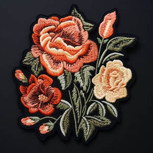 Premium Nature Leaf Embroidered Patch Iron On Fabric Badge for Baseball Caps Hats Backpacks <b>Jackets</b> DIY Botanical Fashion - Product Image 6